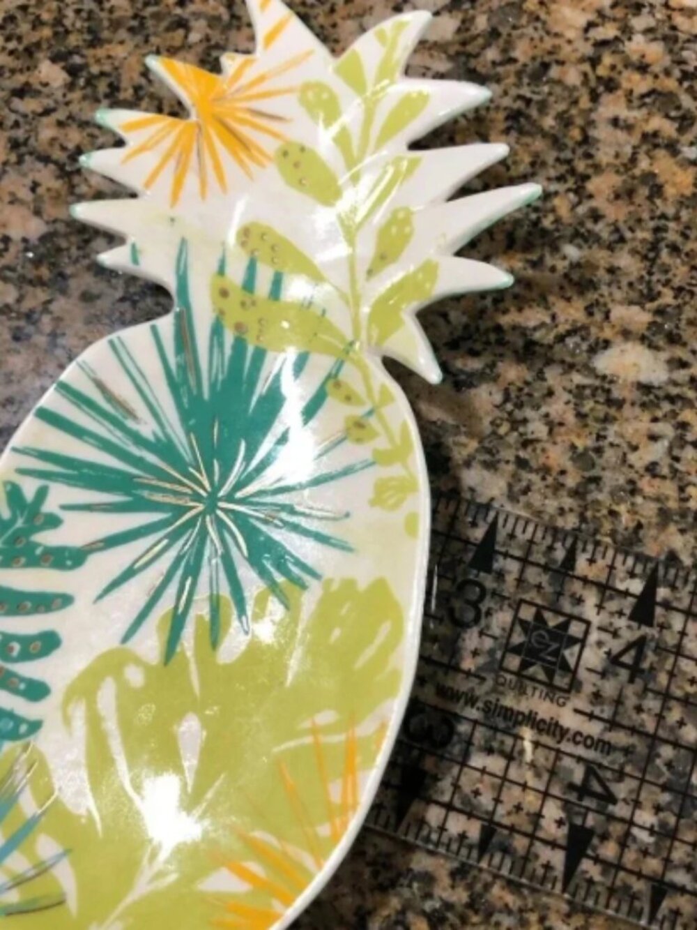 tropical Pineapple Trinket Dish